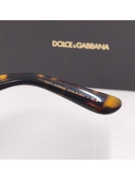 New Authentic Dolce & Gabbana DG4438 4536 Havana Square Sunglasses main image 10